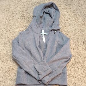 lululemon Heather Gray Full-Zip Hoodie